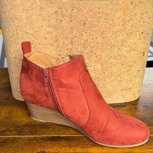 Dolce Vita Terracotta Ankle Booties